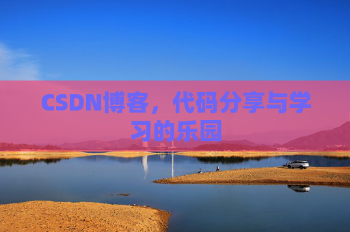 CSDN博客，代码分享与学习的乐园